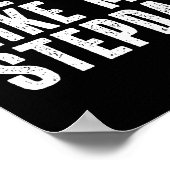 Awesome Like My Stepdad Quote Funny Fathers Day Ap Poster (Hoek)