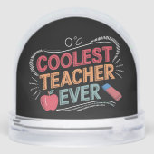 Awesome Like My Students Coolest Teacher Ever Sneeuwbol (Achterkant)