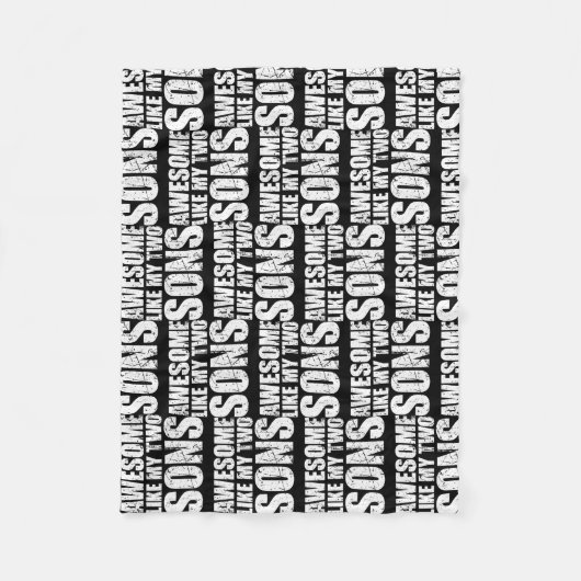 Awesome Like My Three Sons Mother's Day and Fleece Deken (Voorkant)