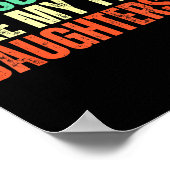 Awesome Like My Twin Daughters Funny Mom Dad Paren Poster (Hoek)