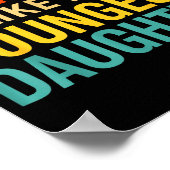 Awesome Like My Youngest Daughter Funny Men Dad Fa Poster (Hoek)