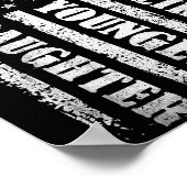 Awesome Like My Youngest Daughter Men Funny For Da Poster (Hoek)