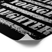 Awesome Like My Youngest Daughter Men Funny For Da Poster (Hoek)