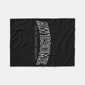 Awesome Like My Youngest Daughter Mother's Day Fat Fleece Deken (Voorkant (Horizontaal))