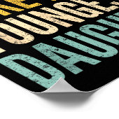 Awesome Like My Youngest Daughter Mother's Day Fat Poster (Hoek)