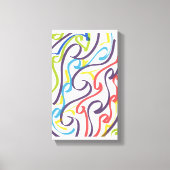 Awesome Maori style ribbon art Canvas Afdruk (Voorkant)