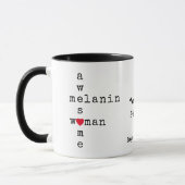 AWESOME MELANIN VROUW | Aanpasbaar Christelijk Mok (Links)