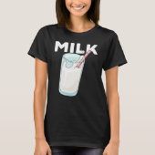 Awesome MILK Matching Milky Cookies Couples Costum T-shirt (Voorkant)