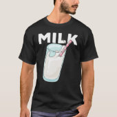 Awesome MILK Matching Milky Cookies Couples Costum T-shirt (Voorkant)