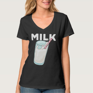Awesome MILK Matching Milky Cookies Couples Costum T-shirt