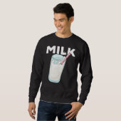 Awesome MILK Matching Milky Cookies Couples Costum Trui (Voorkant volledig)