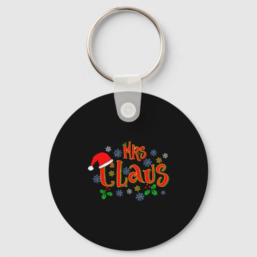 Awesome Mrs Claus Christmas Design For Women Holid Sleutelhanger (Voorkant)