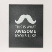 Awesome Mustache Legpuzzel (Verticaal)