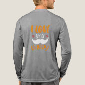 Awesome Papa Tri-Blend Shirt (Achterkant volledig)