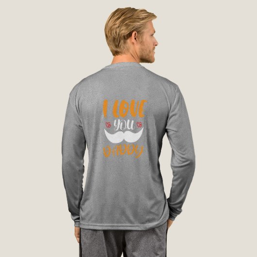 Awesome Papa Tri-Blend Shirt (Achterkant)