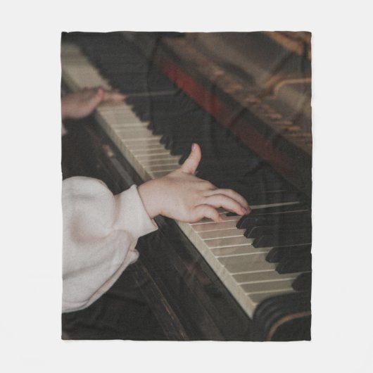 Awesome Piano Artwork Fleece Deken (Voorkant)