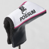 AWESOME POSSUM GOLFHEADCOVER (3/4 voorkant)