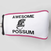 AWESOME POSSUM GOLFHEADCOVER (Voorkant)
