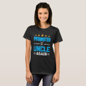 Awesome Promoted To Uncle Again I'm Going To Be Un T-shirt (Voorkant volledig)