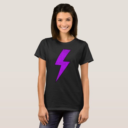 Awesome Retro Distressed Front & Back PURPLE Light T-shirt (Voorkant volledig)