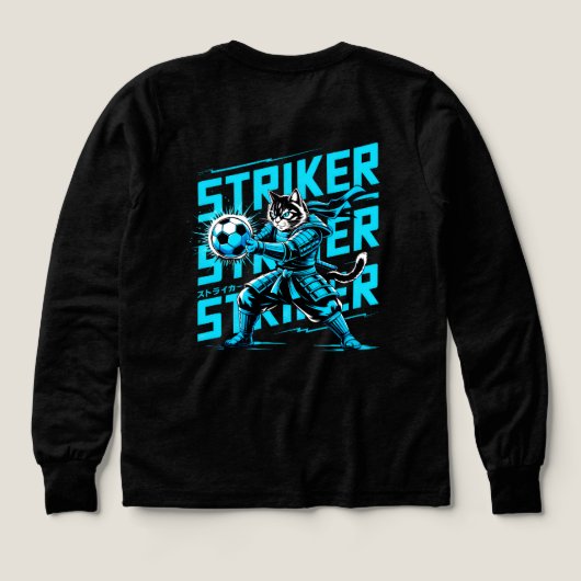 Awesome Samurai Cat Striker - Gift for Cat Lovers (Achterkant)