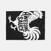 Awesome Sauce Haan Kip  Fleece Deken (Voorkant (Horizontaal))