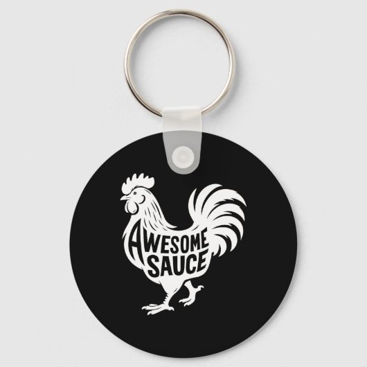 Awesome Sauce Haan Kip Sleutelhanger (Voorkant)