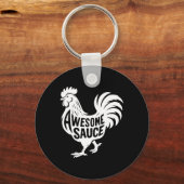 Awesome Sauce Haan Kip Sleutelhanger (Voorkant)