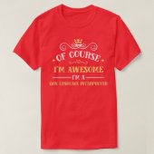 Awesome Sign Language Interpreter T-shirt (Design voorkant)