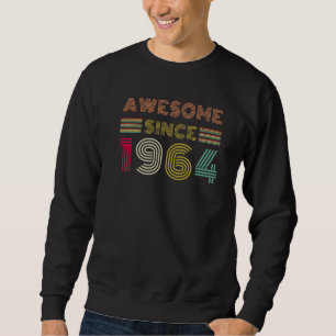Awesome Since 1964 58th Birthday Retro Trui
