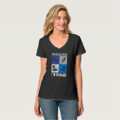 Awesome since 1968 Wakeboard lifestyle 1 T-shirt (Voorkant volledig)