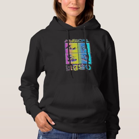 Awesome since 1980 Wakeboard lifestyle 2 Hoodie (Voorkant)