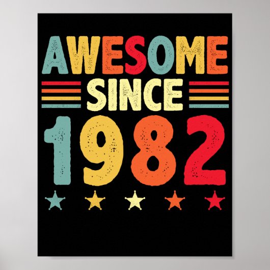 Awesome Since 1982 Poster (Voorkant)
