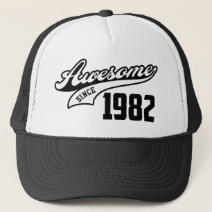 Awesome Since 1982 Trucker Pet