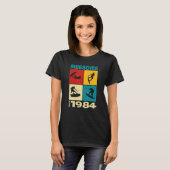 Awesome since 1984 Wakeboard lifestyle 1 T-shirt (Voorkant volledig)