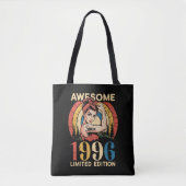 Awesome Since 1996 Retro 30th Women's Birthday Tote Bag (Voorkant)