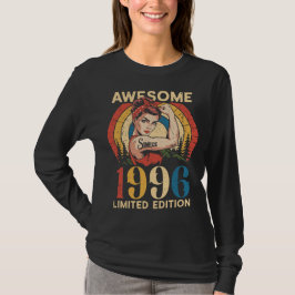 Awesome Since 1996 Vintage 30th Women's Birthday T-shirt