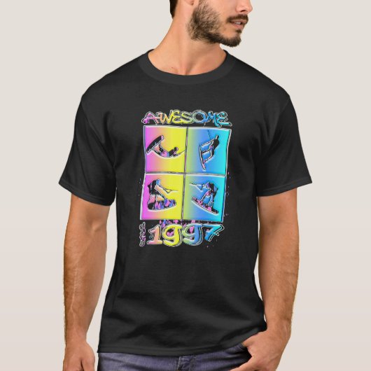 Awesome since 1997 Wakeboard lifestyle  2 T-shirt (Voorkant)