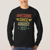 Awesome Since August 1937 T-shirt (Voorkant)