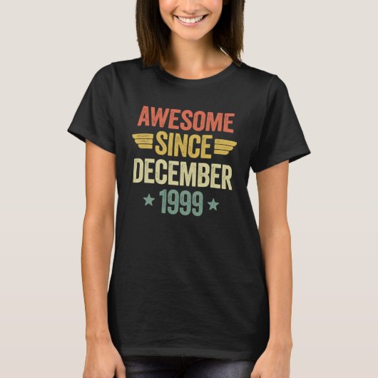 Awesome Since December 1999 T-shirt (Voorkant)