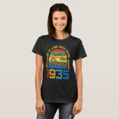 Awesome Since February 1935 88 Years Old 88th Birt T-shirt (Voorkant volledig)