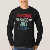 Awesome Since July 1928 1 T-shirt (Voorkant)