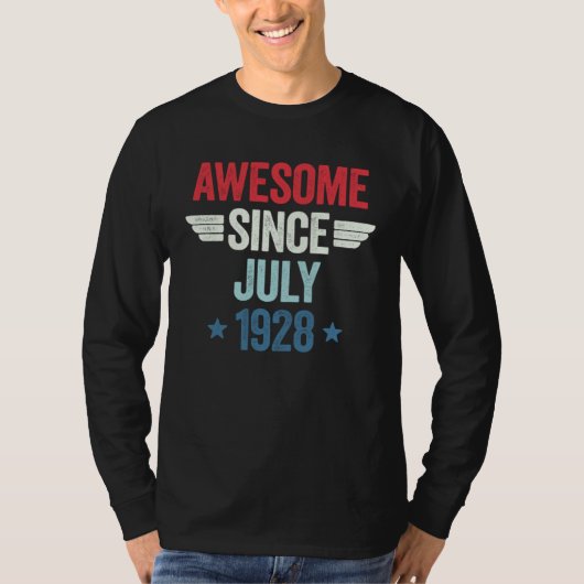 Awesome Since July 1928 1 T-shirt (Voorkant)