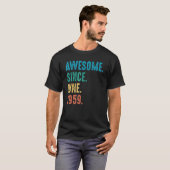 Awesome Since June 1959 Birthday T-shirt (Voorkant volledig)
