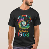 Awesome Since October 1968 is a Funny Quote T-shirt (Voorkant)