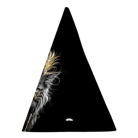 Awesome Steampunk Cat  Feesthoedjes (Rechts)