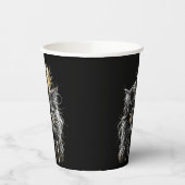 Awesome Steampunk Cat Papieren Bekers (Links)