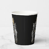 Awesome Steampunk Cat Papieren Bekers (Rechts)