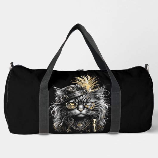 Awesome Steampunk Cat  Plunjezak (Voorkant)