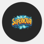 Awesome Supernova Costume For Boys And Girls  Ronde Sticker (Voorkant)